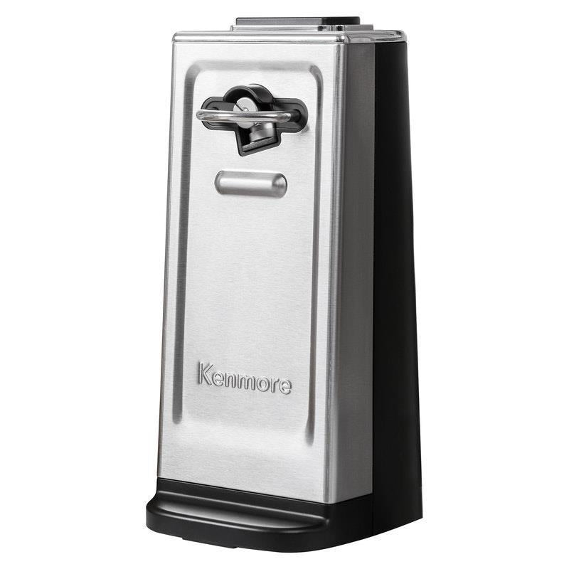 Load image into Gallery viewer, Kenmore Smooth Edge Automatic Can Opener Black/Stainless Steel
