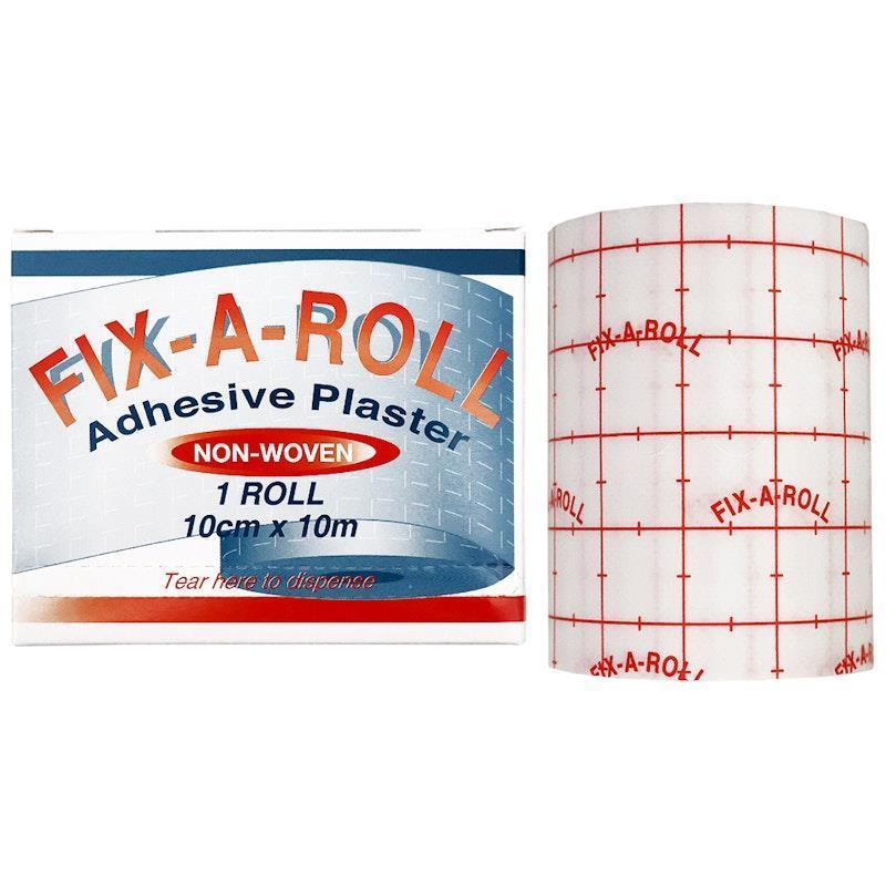 Load image into Gallery viewer, Fix-A-Roll Adhesive Dressing Fixation Retention Tape Plaster 10cm x 10m Pack
