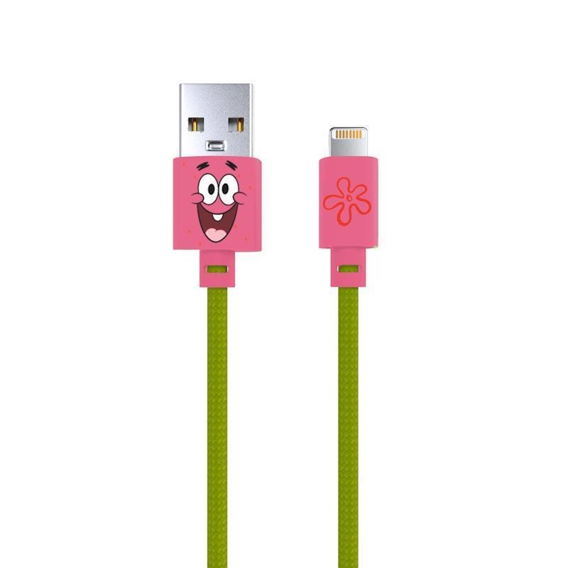 Load image into Gallery viewer, SpongeBob Lightning to USB-A Cable Patrick 1M 1 Piece
