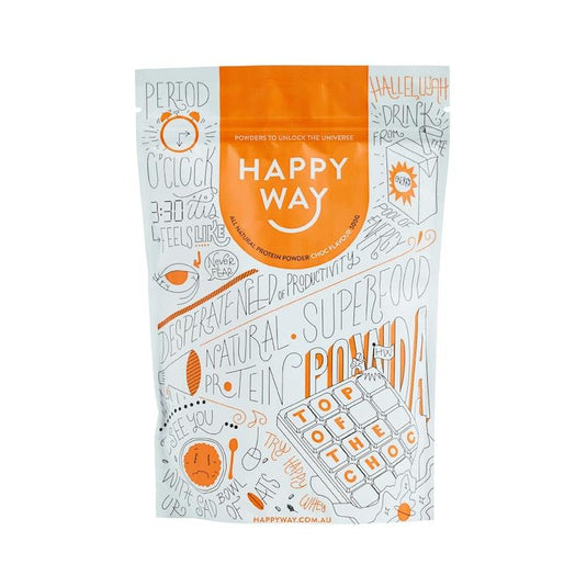 Happy Way Top Of The Choc Whey Protein Powder 500g
