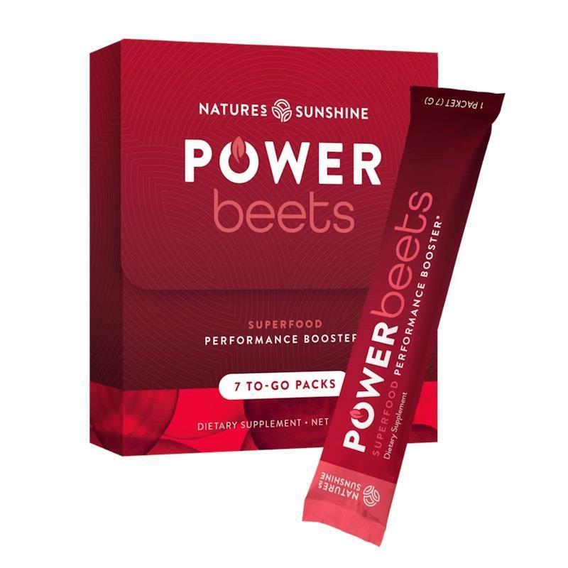 Load image into Gallery viewer, Nature's Sunshine Power Beets Superfood Performance Booster 7 To-go Packs
