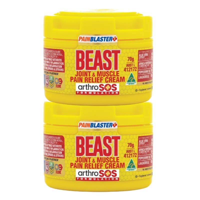 Load image into Gallery viewer, PAIN BLASTER Beast Joint &amp; Muscle Pain Relief Cream 70g by Athelite 2Pack

