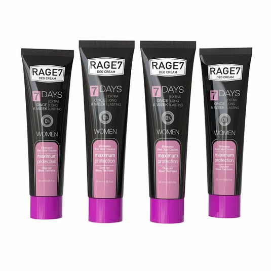 RAGE7 Deo Cream - 25ml Women Family Pack