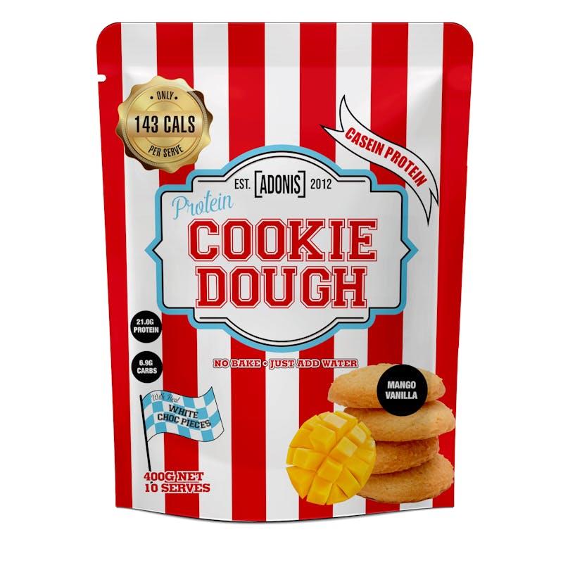 Load image into Gallery viewer, Adonis Gear Protein Cookie Dough (Casein Protein) - Mango Vanilla 400g 10Serves
