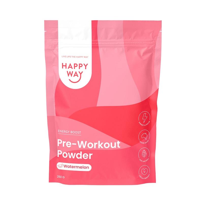 Load image into Gallery viewer, Happy Way Watermelon Pre-workout 250g
