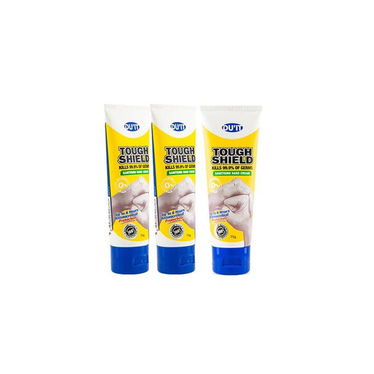 DU'IT Tough Shield 75g | Sanitising Hand Cream 75g 3Pack