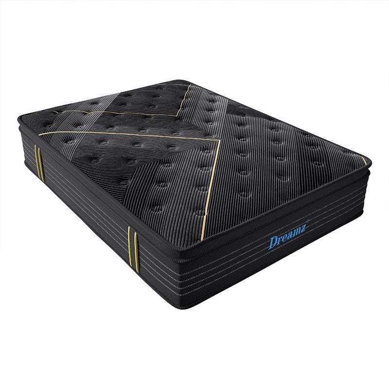 Load image into Gallery viewer, DreamZ Spring Mattress Bamboo Euro Top Bed Pocket HD Egg Foam King
