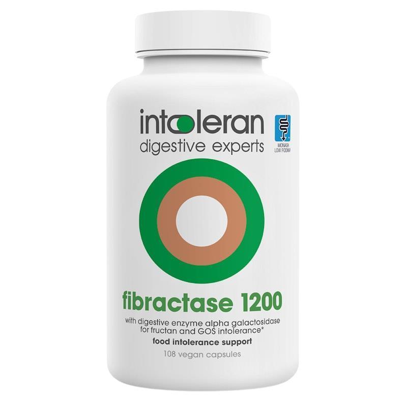 Load image into Gallery viewer, Intoleran Fibractase 1200 108 Capsules
