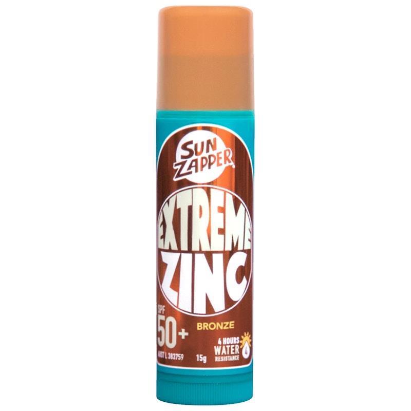 Load image into Gallery viewer, SUN ZAPPER Bronze Extreme Zinc Stick SPF 50+ 15g
