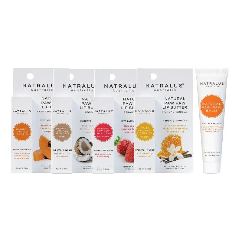 Load image into Gallery viewer, Natralus Natural Lip Balm &amp; Butters Range Bundle
