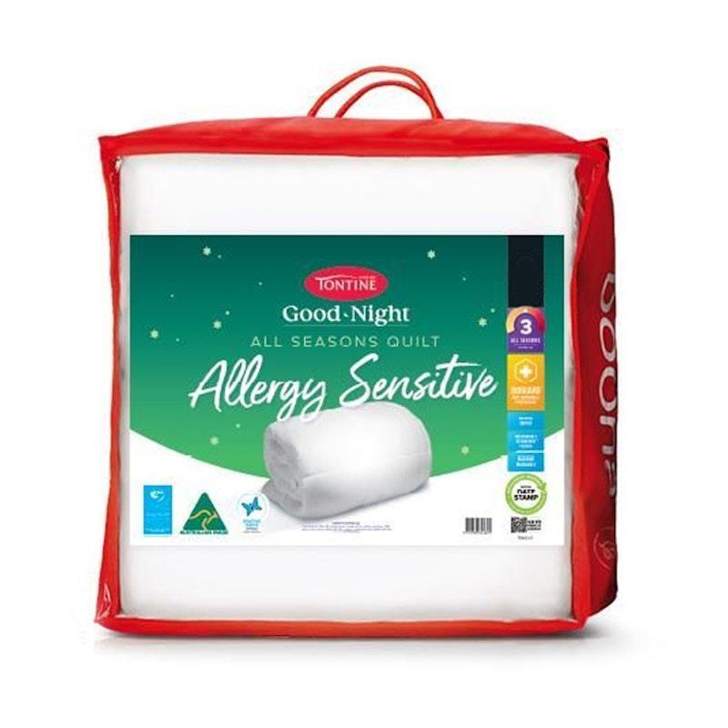 Load image into Gallery viewer, Tontine King Bed Good Night Allergy Sensitive All Seasons Quilt 1pc
