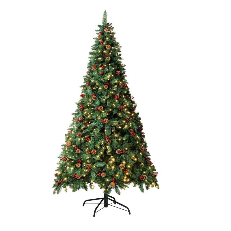 Load image into Gallery viewer, Tinseltown LED Christmas Tree 1.8M Xmas Trees Decorations Green with Ornaments 6 Feet
