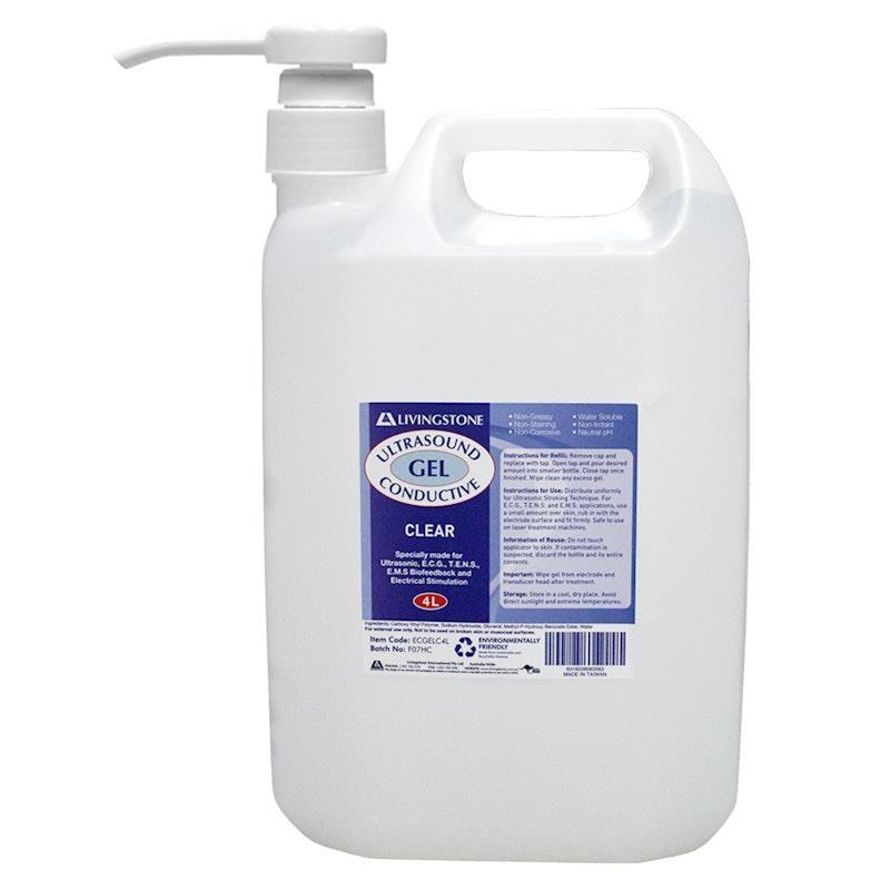 Load image into Gallery viewer, Livingstone Conductive Gel Lubricating with Dispensing Pump 4L
