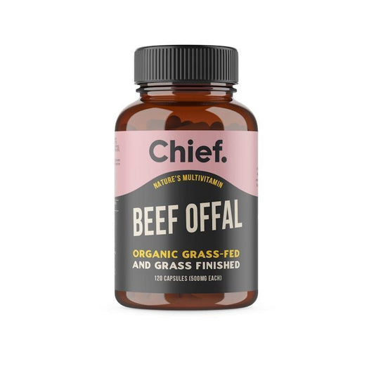 Chief Organic Beef Offal (Natural Multivitamin) 120 Capsules