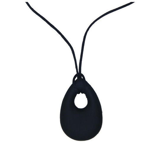 Sensory Safari Sensory Necklace Tear Drop Black