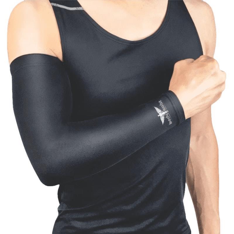 Load image into Gallery viewer, BodyAssist Compression Arm Sleeve Black XLG (2 PACK) Bundle
