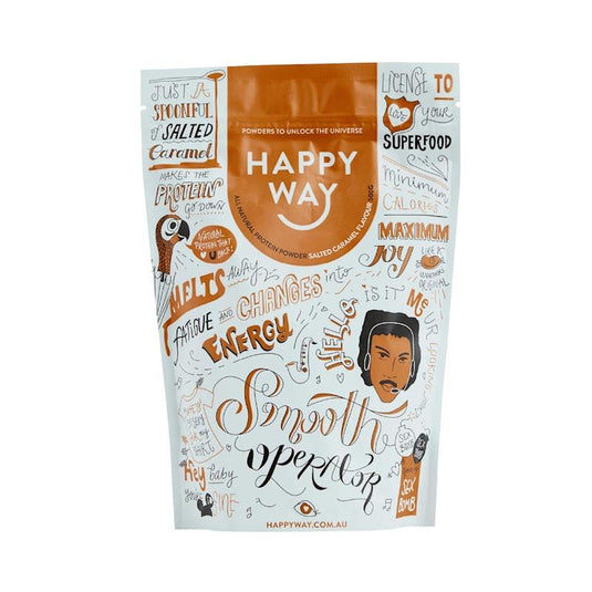 Happy Way Smooth Operator Salted Caramel Whey Protein Powder 500g