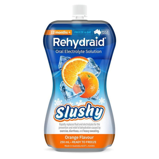 Rehydraid Electrolyte Slushy's Orange 18x250ml