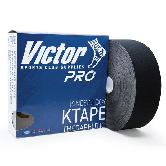 Victor Pro K-Tape 50mm x 31.5m Black