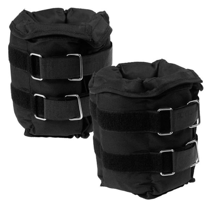 Load image into Gallery viewer, Powertrain Adjustable Ankle Weights Gym Equipment Wrist Fitness Yoga 2x5Kg

