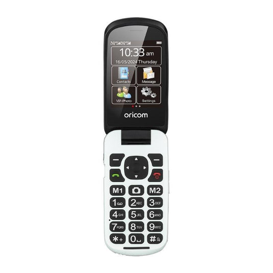 Oricom EZY7510 Flip Mobile Phone With SOS Emergency Button 1pc