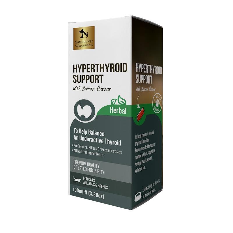 Load image into Gallery viewer, Natural Pet Supplements Hyperthyroid Support Herbal Tincture for Cats 100ml
