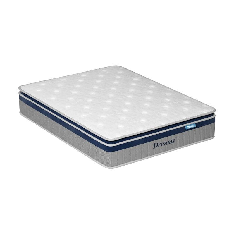 Load image into Gallery viewer, DreamZ Spring Mattress Pillow Top 7 Zone Pocket Spring  Memory Foam 32CM Queen
