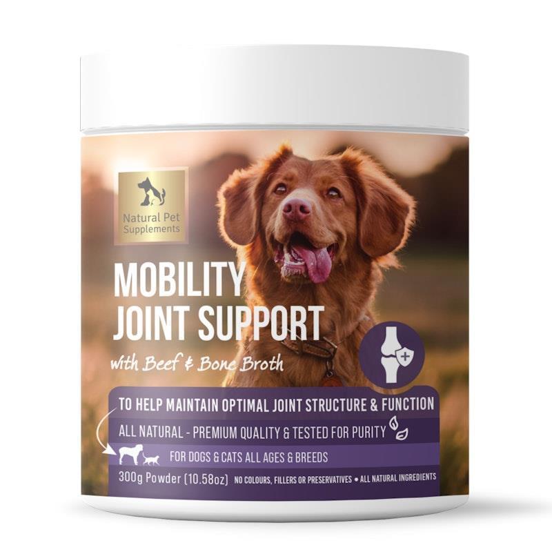 Load image into Gallery viewer, Natural Pet Supplements Mobility Joint Support Powder for Dogs and Cats 300g
