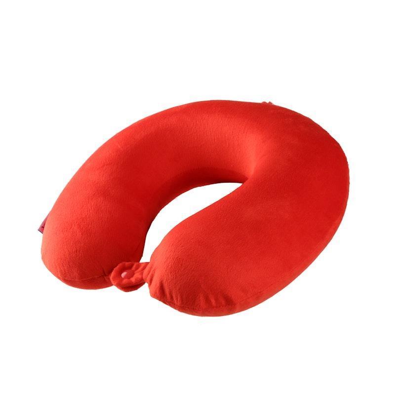 Load image into Gallery viewer, Laser Memory Foam Neck Pillow Red
