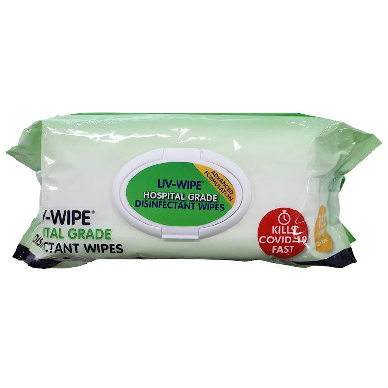 Load image into Gallery viewer, Liv-Wipe Hospital Grade Sanitiser Disinfectant Wipes 22 x 28cm 150 Pieces/Box
