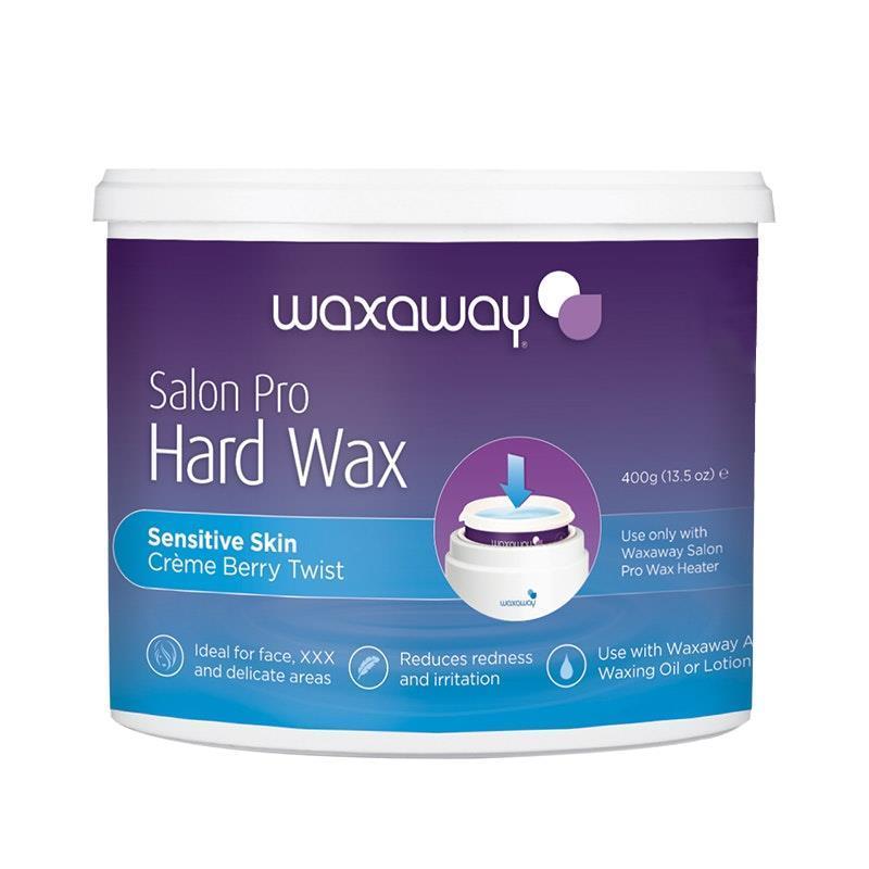 Load image into Gallery viewer, Waxaway Salon Pro Creme Berry Twist Hard Wax 400g
