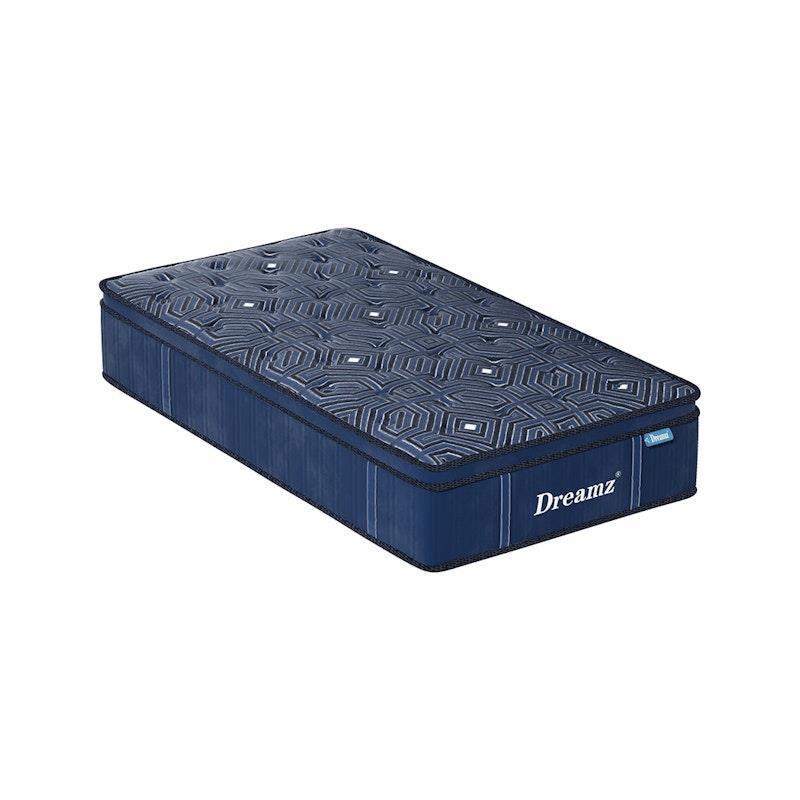 Load image into Gallery viewer, DreamZ Spring Mattress Bed Euro Top Pocket Spring Medium Firm Foam King Single Size
