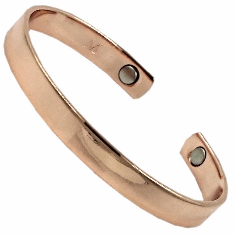 Load image into Gallery viewer, Dick Wicks Activease Magnetic Copper Wrist Health Bangle SML
