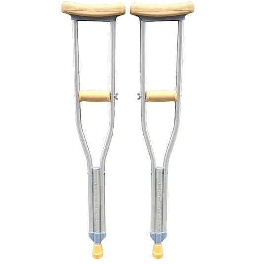 Livingstone Underarm Crutches Youth Small Aluminium Adjustable 94-114cm 1Pair