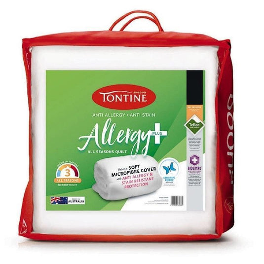 Tontine Allergy Plus All Season Quilt Double Bed 180 x 210cm 1pc