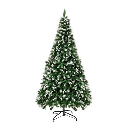 Tinseltown Christmas Tree 1.8M Xmas Trees Snowy Decorations Green 830 Tips 6 Feet