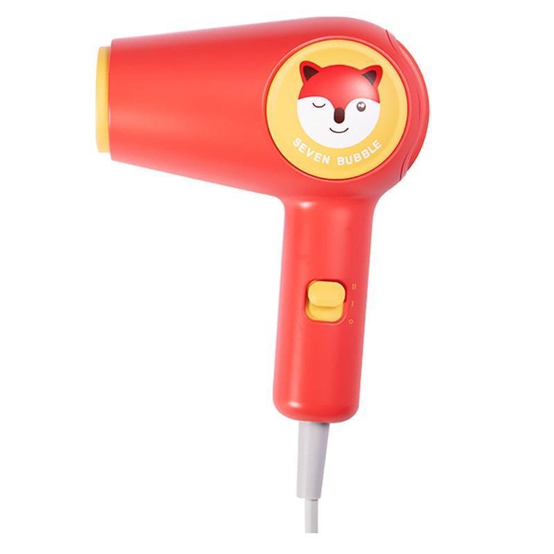 Load image into Gallery viewer, Seven Bubbles Low Heat Speed Hair Dryer Baby Infant Kid Grooming Blow Hairdryer Blower Red

