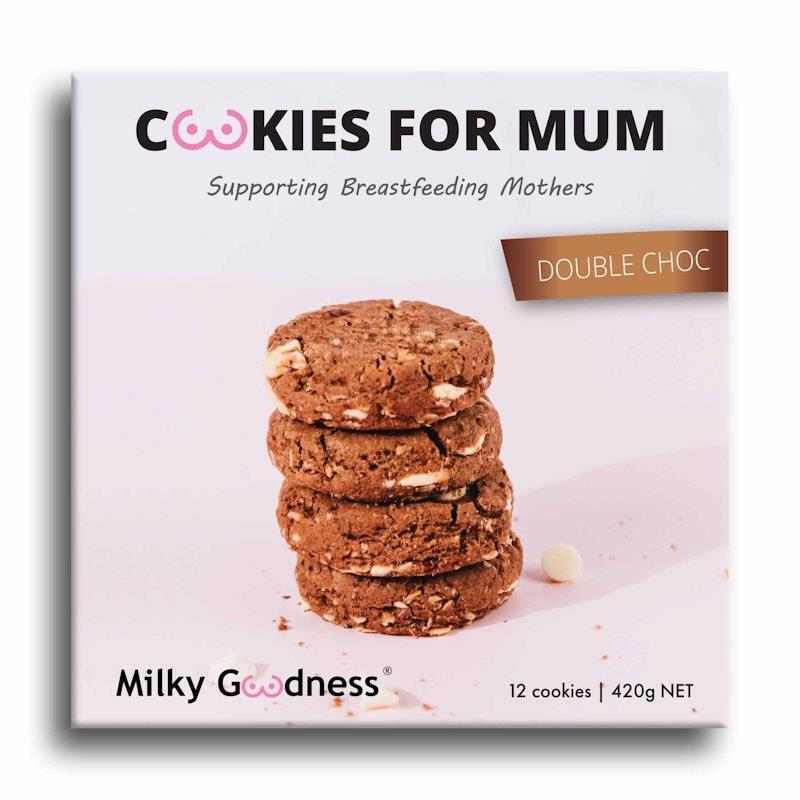 Load image into Gallery viewer, Milky Goodness Double Choc Lactation Cookies 12Pack
