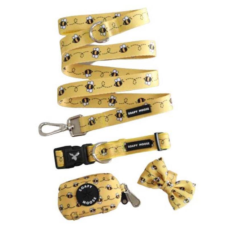 Load image into Gallery viewer, Soapy Moose Small Dog Collar, Lead  &amp; Poop Bag Pack
