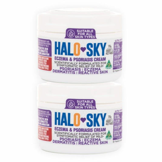 Athelite Halo Sky Derma Force Eczema & Psoriasis Cream 70g 2Pack