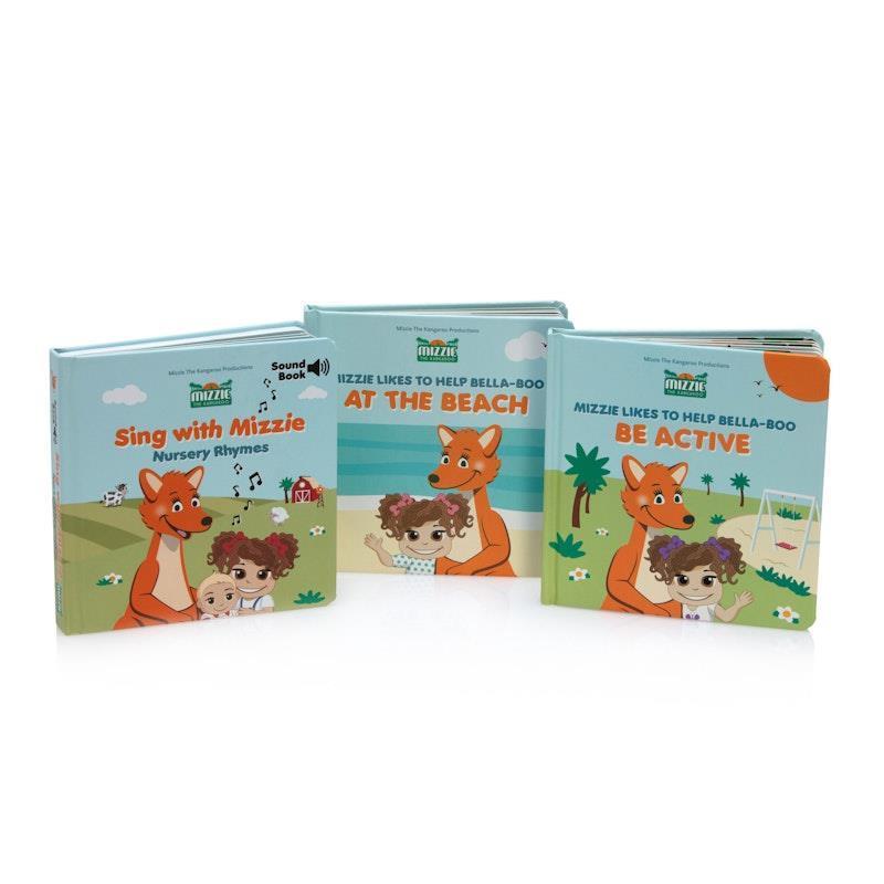 Load image into Gallery viewer, Mizzie The Kangaroo Books, Books, Books - Baby Gift Set
