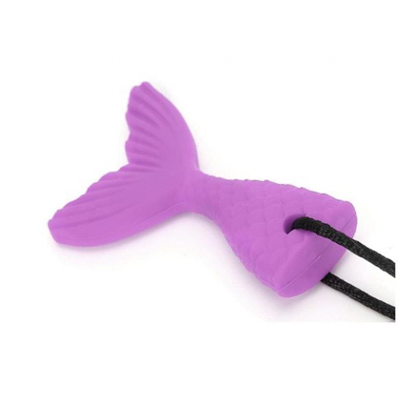 Load image into Gallery viewer, Sensory Safari Sensory Necklace Mermaid Purple
