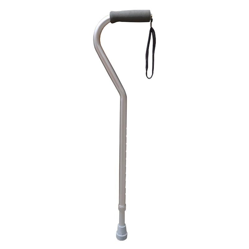 Load image into Gallery viewer, Livingstone Walking Stick Swan Neck Aluminium Adjustable 78-100 cm Silver
