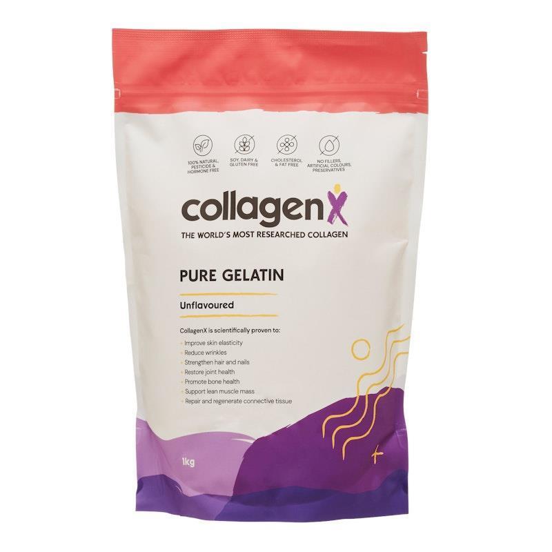 Load image into Gallery viewer, CollagenX Pure Bovine Gelatin Powder 1Kg
