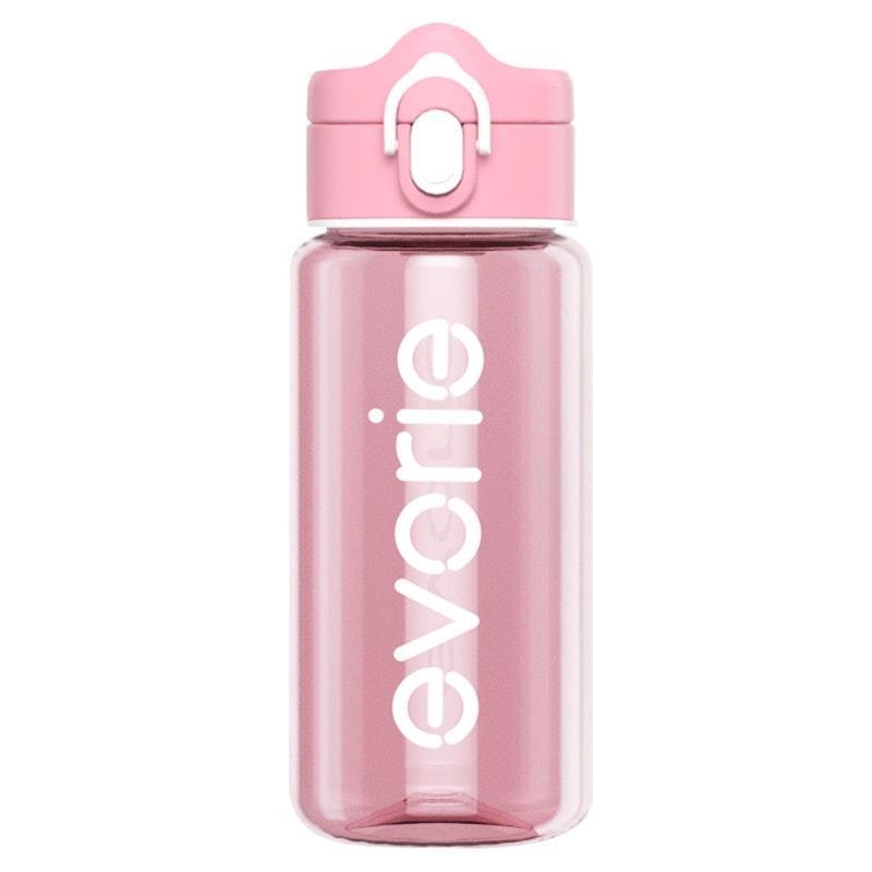 Load image into Gallery viewer, Evorie Tritan Kids Drinking Spout Water Bottle 380mL, Classic Pink 1Unit
