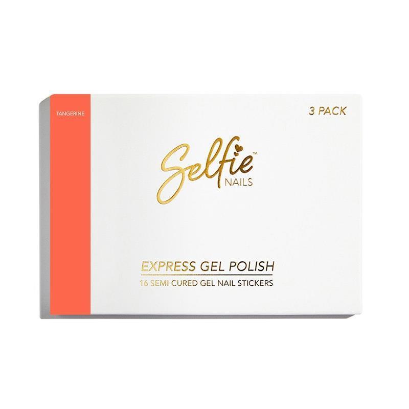 Load image into Gallery viewer, Selfie Nails Express Gel Polish Tangerine 3 Pack
