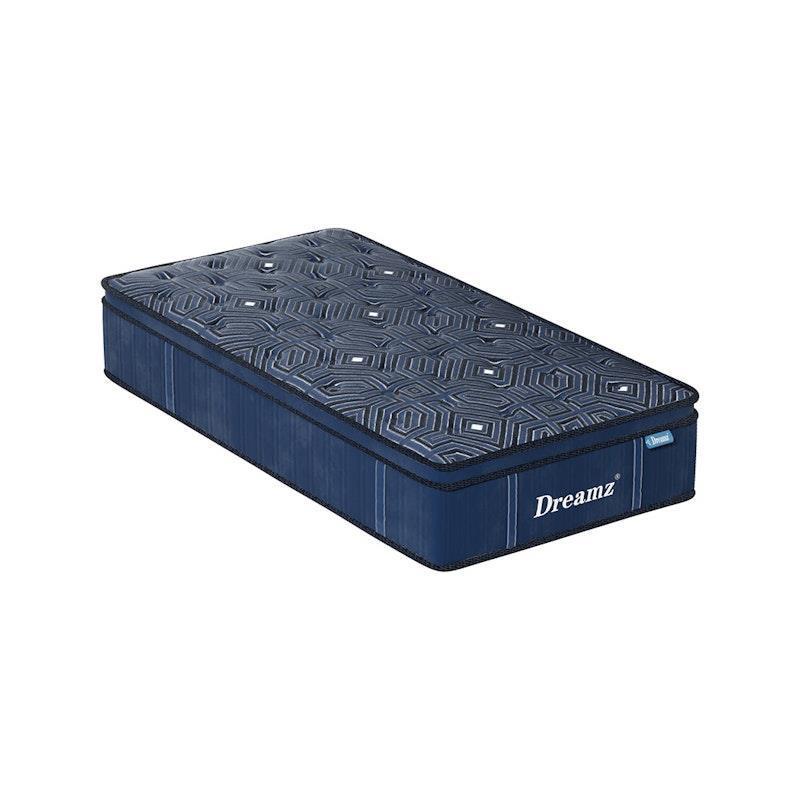 Load image into Gallery viewer, DreamZ Spring Mattress Bed Euro Top Pocket Spring Medium Firm Foam 30cm Single
