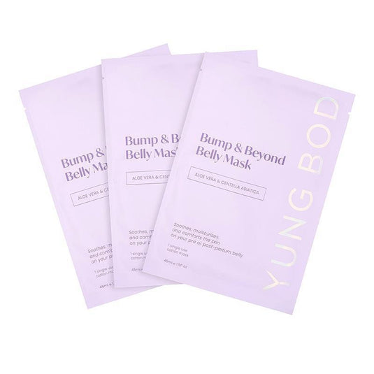 YUNG BOD Bump & Beyond Belly Mask 3Pack