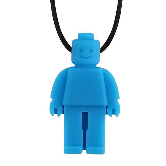 Sensory Safari Sensory Necklace Block Man Blue