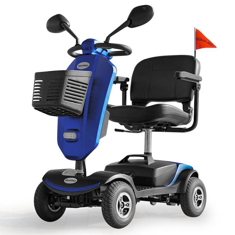 Load image into Gallery viewer, Equipmed Electric Mobility Scooter For Elderly Pathline (Blue)
